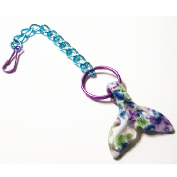 Mermaid Tail Keychain / Bag Charm - Picture 5 of 5